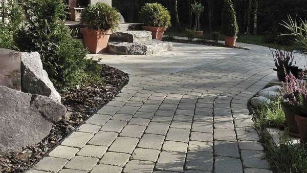 Semmelrock Castello antico Kombi térkő - Szürke-fekete, antikolt