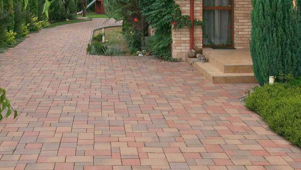 Semmelrock Citytop Kombi térkő - Vörös-barna