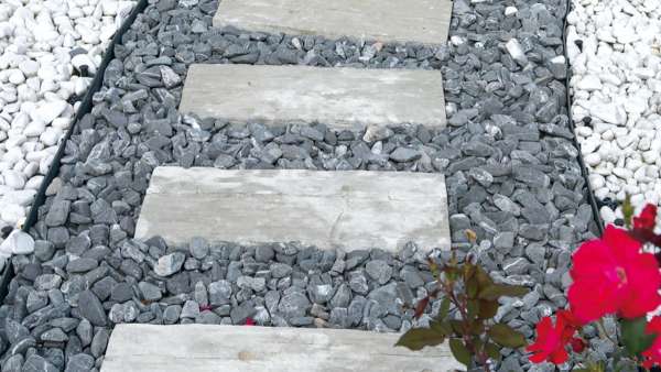 Semmelrock kerti díszkavics - Szürke és fehér