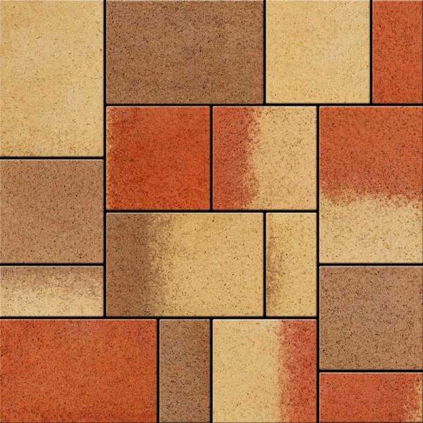 Semmelrock Citytop Kombi térkő - Őszilomb